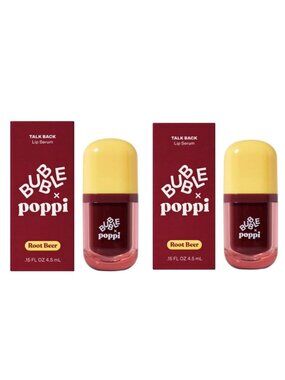 2 new poppi bubble rootbeer lip oil makeup lipgloss